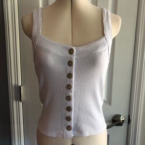 White Free People Tank Top
